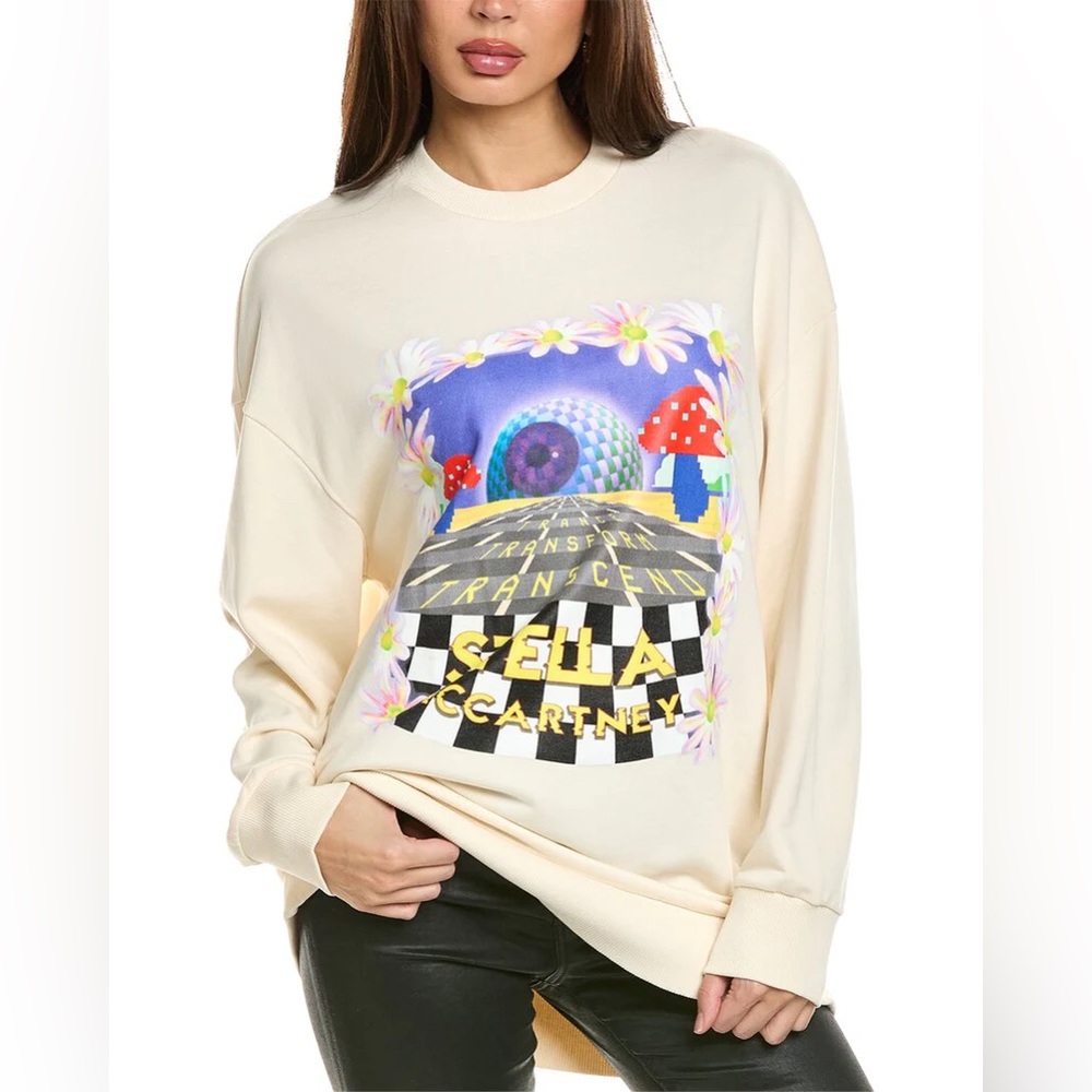 Stella McCartney Day Tripper Sweatshirt size 8 (Italian 42)‎ NWT